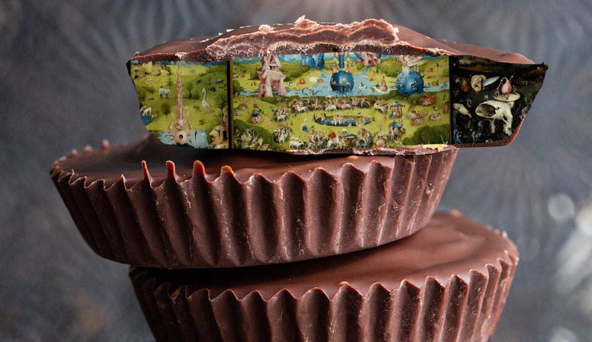 Bosch's Garden of Earthly delights peanut butter cup.jpg