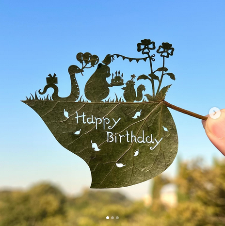 Happy Birthday leaf art_1.png