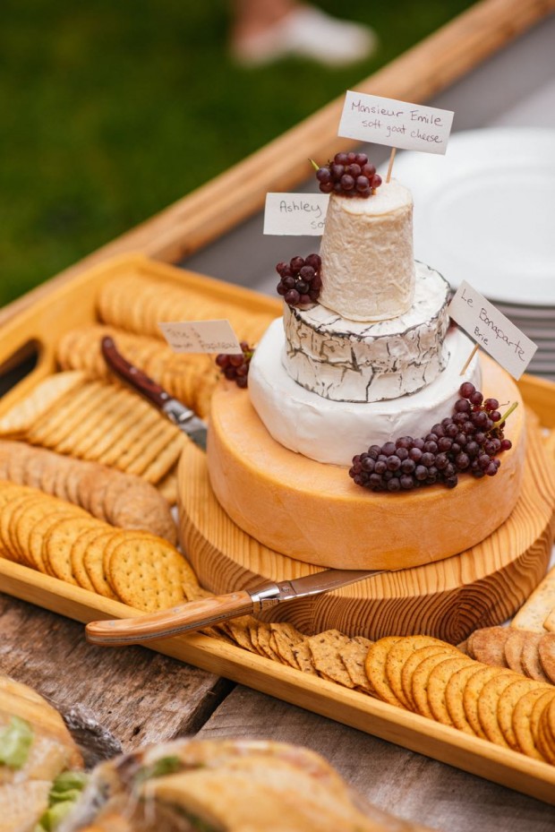 cheese tower cake and crackers.jpg