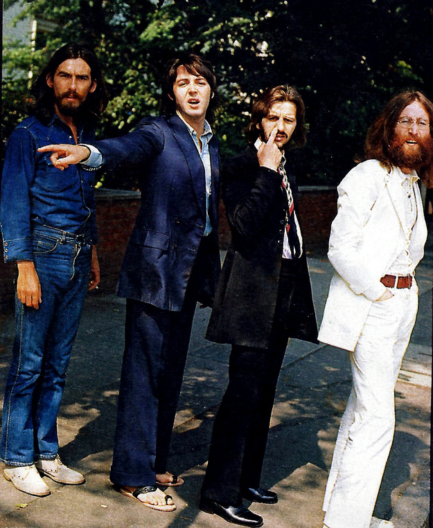 Rare Behind The Scenes Photos From The Abbey Road Cover Shoot (2).jpg