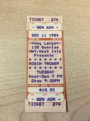 Robin Trower Key Largo December 1984 Stub resize_1.jpg